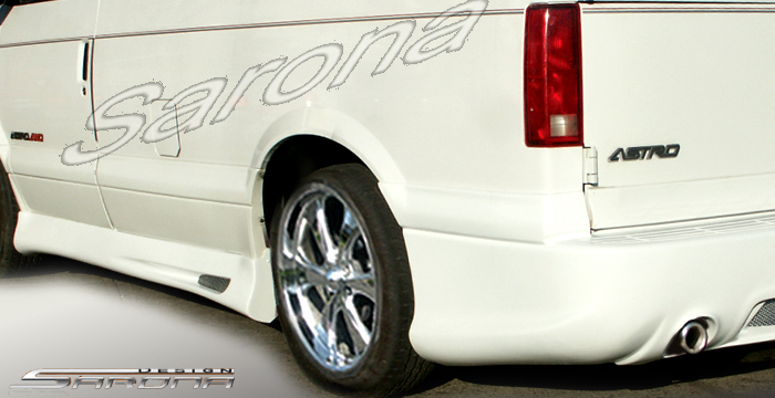 Custom Chevy Astro  Mini Van Side Skirts (1995 - 2005) - $575.00 (Part #CH-011-SS)